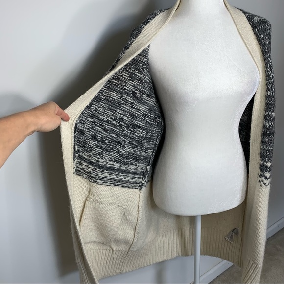 BANANA REPUBLIC fair isle wool oversize cardigan - Picture 7 of 10